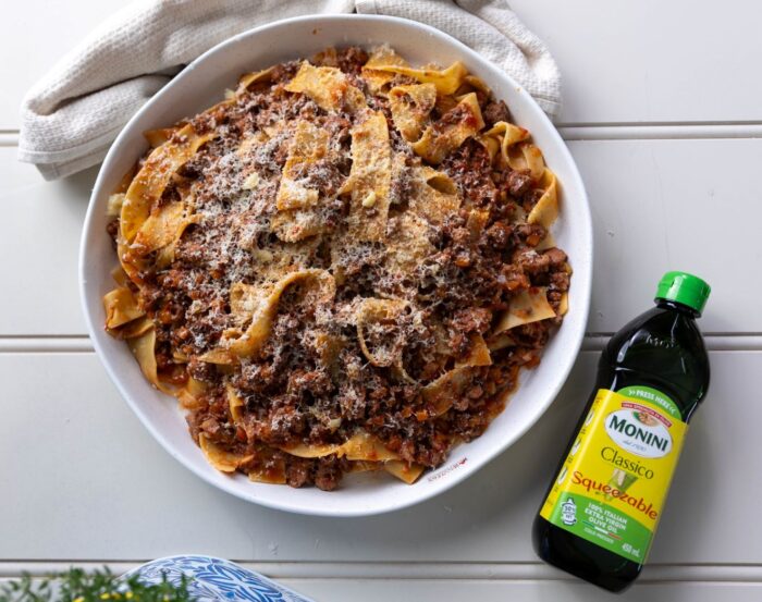 Pappardelle with Ragú Abruzzese