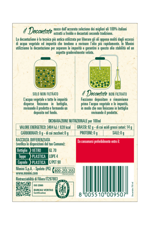 Decantato 100% Italiano