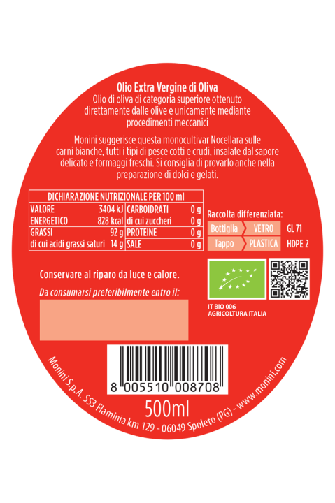 Monocultivar Nocellara