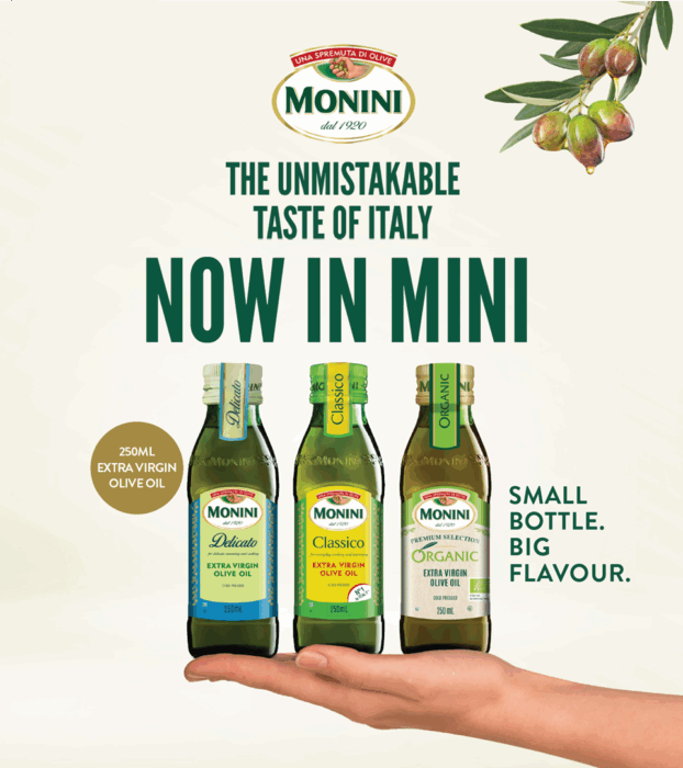 The Unmistakable Taste of Italy NOW IN MINI