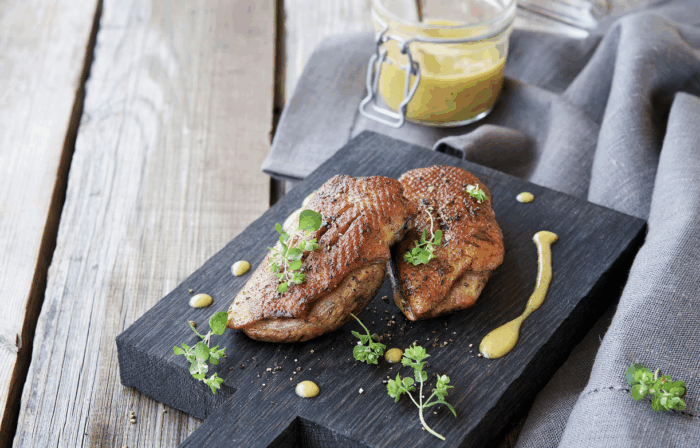 Magret de canard fumé à l&rsquo;orange