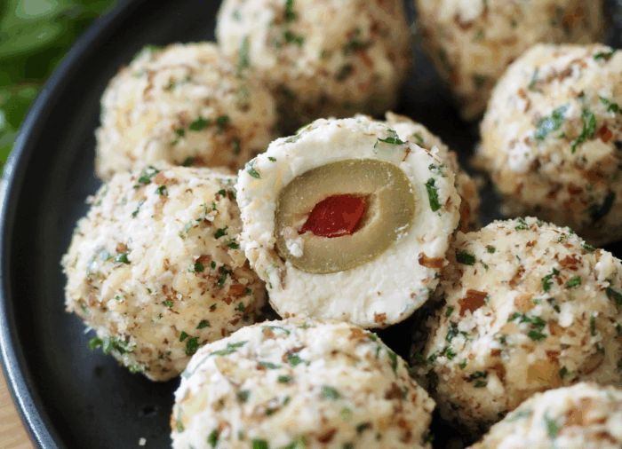 Feta and Olive Balls