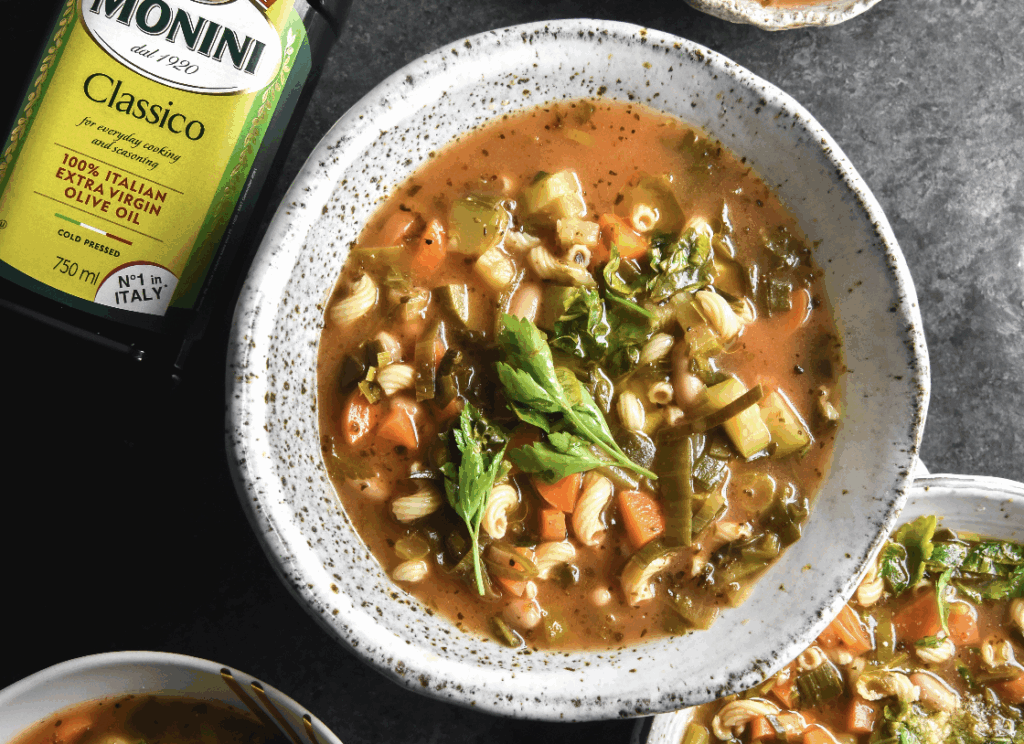 Low FODMAP Minestrone: Vegan, Gluten-free, Nut free