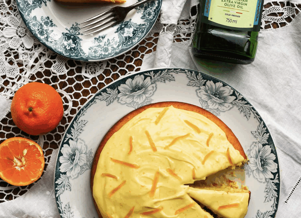 Mandarin and Coconut Cake