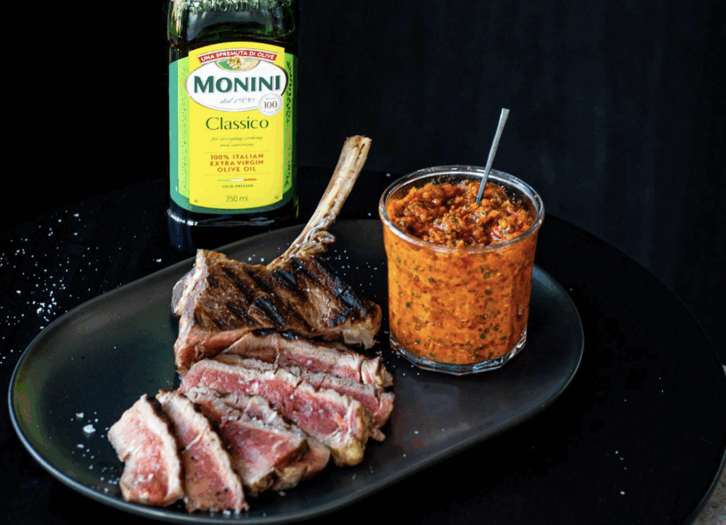 Steak with Romesco Sauce