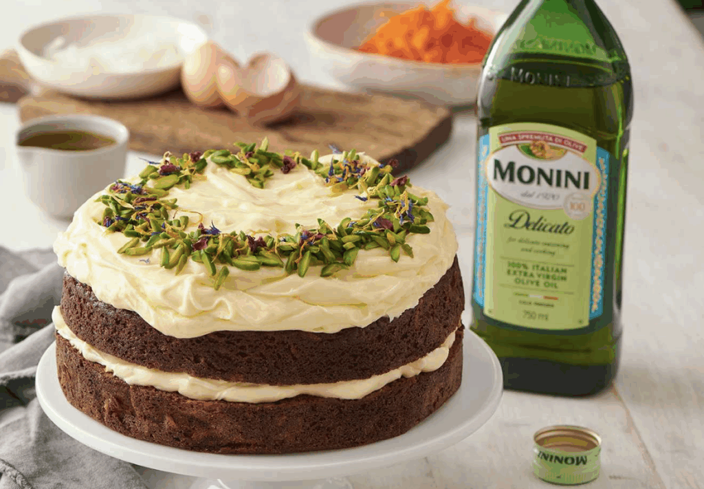 Spicy Carrot Olive Oil Cake