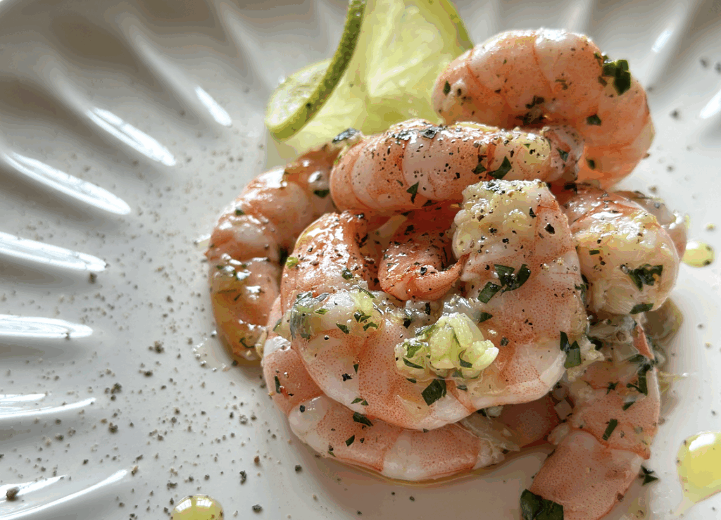Garlic White Wine Shrimp