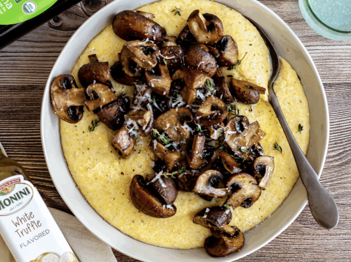 Roasted Mushroom Polenta