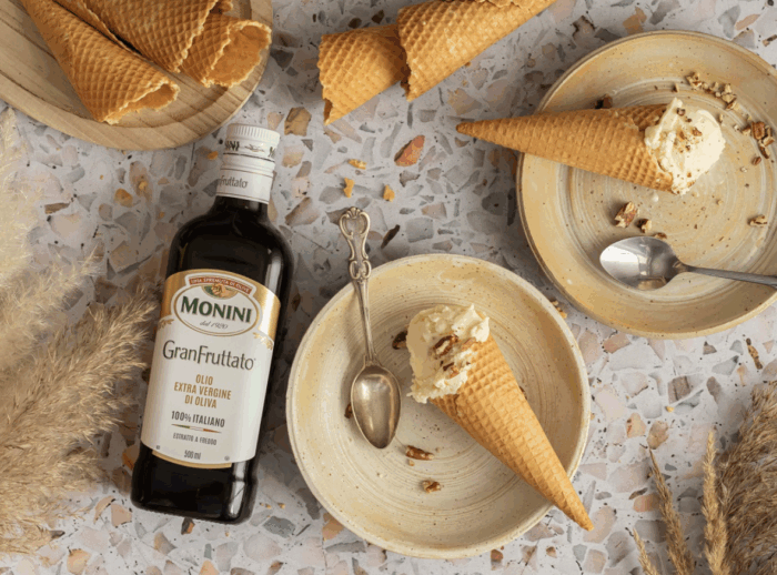 Lody z oliwą z oliwek