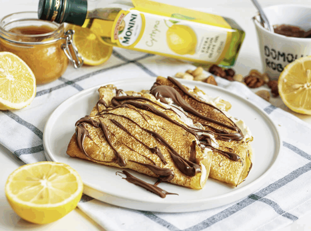 Naleśniki z kremem cytrynowym i domową nutellą