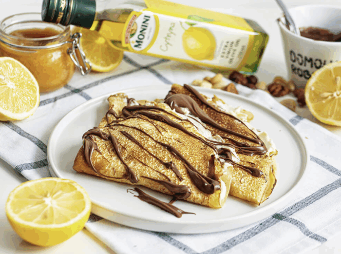 Naleśniki z kremem cytrynowym i domową nutellą