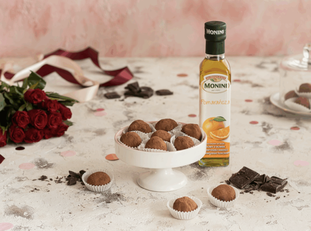 Trufle czekoladowe z oliwą smakową