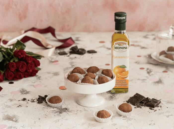 Trufle czekoladowe z oliwą smakową