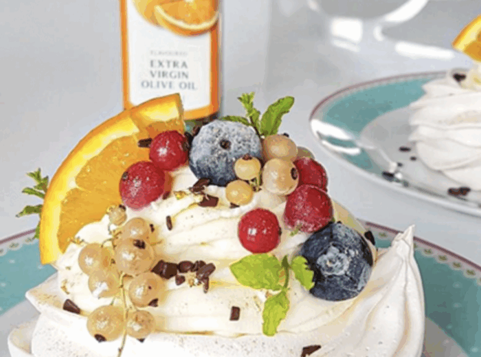 Beza z pomarańczowym aromatem