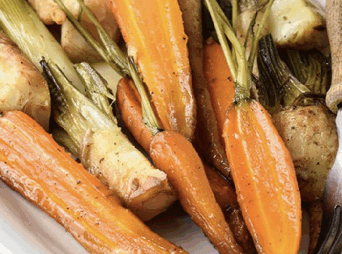 Młoda włoszczyzna duszona w oliwie