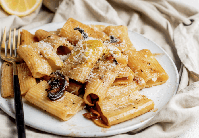 Brown Butter, Lemon and Parmesan Pasta
