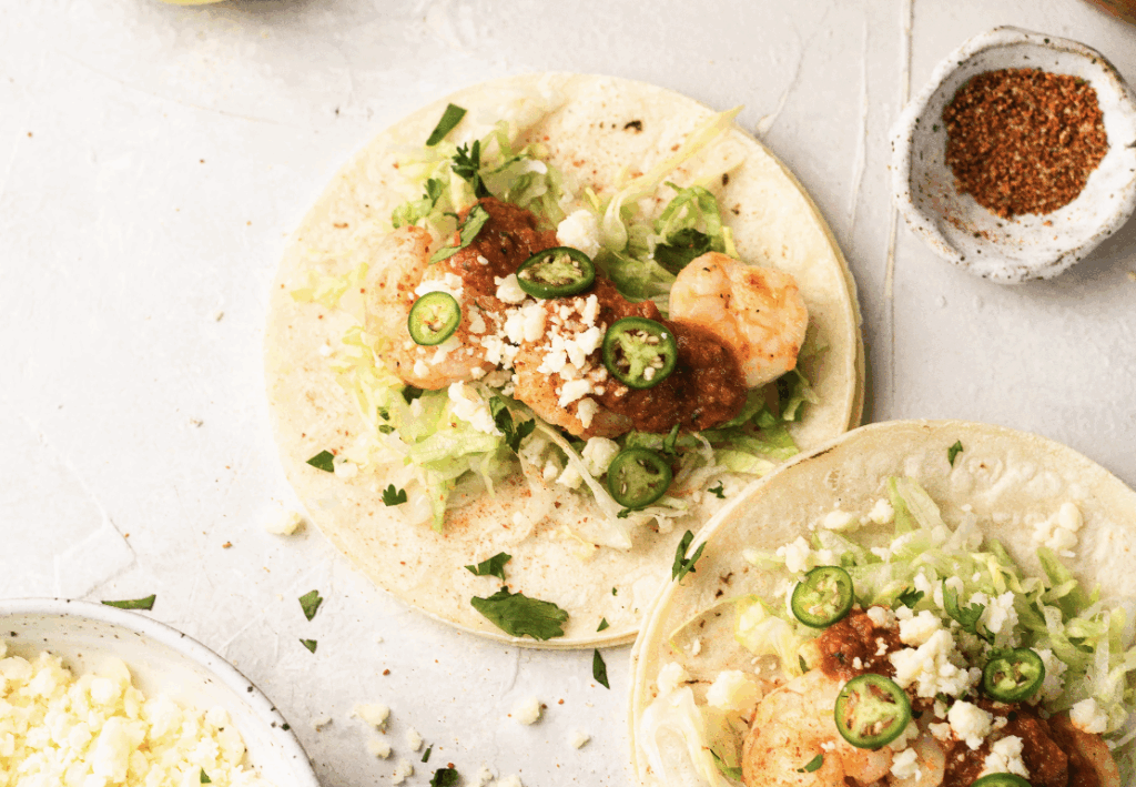 Ranchero Shrimp Tacos