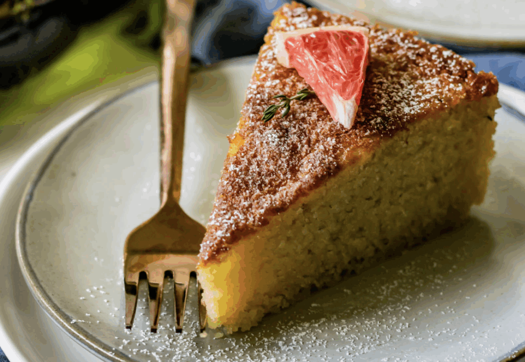 Grapefruit and Thyme Olive Oil Cake