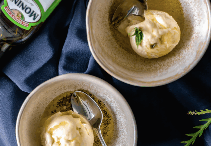 Basil Flavored EVOO Gelato