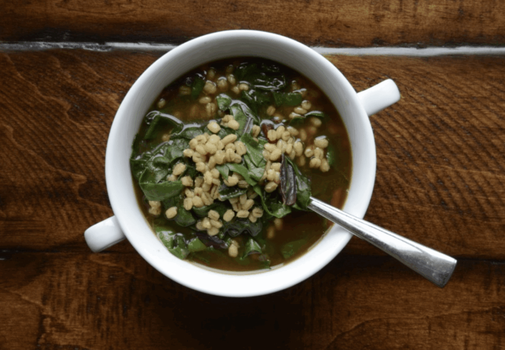 Barley And Swiss Chard Soup