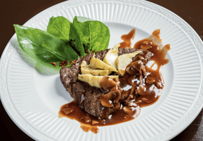 Artichoke Veal Chops