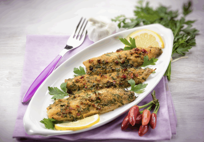 Fish Fillets au Gratin