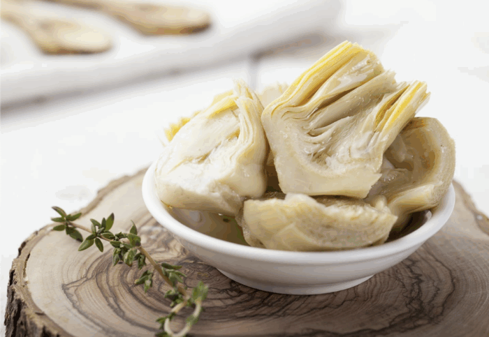 Cœurs d’artichauts en salade