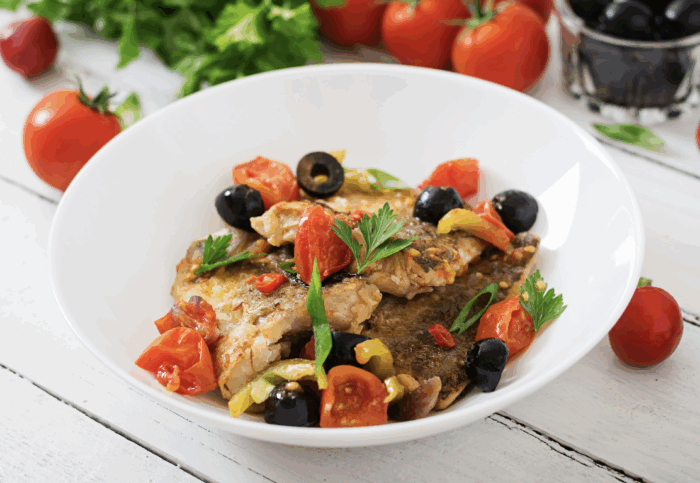 Sicilian-Style Swordfish