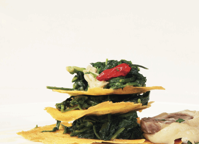 Pizza e minestra con bollito