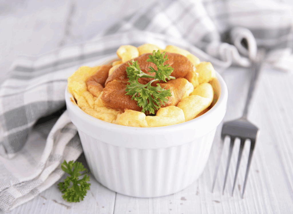 Soffici flan di topinambur