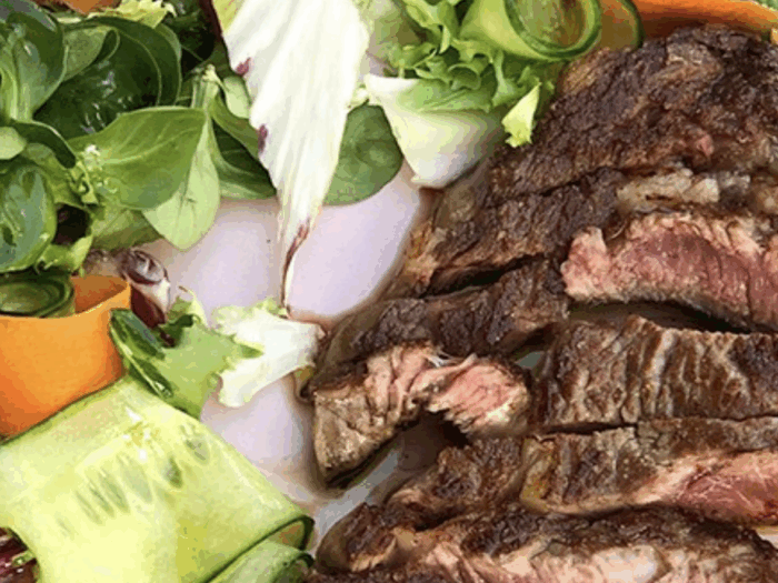 Smażony stek rib-eye z Monini Toscano IGP