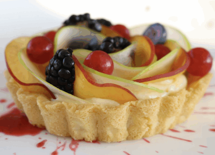 Crostatina di frutta all’olio evo