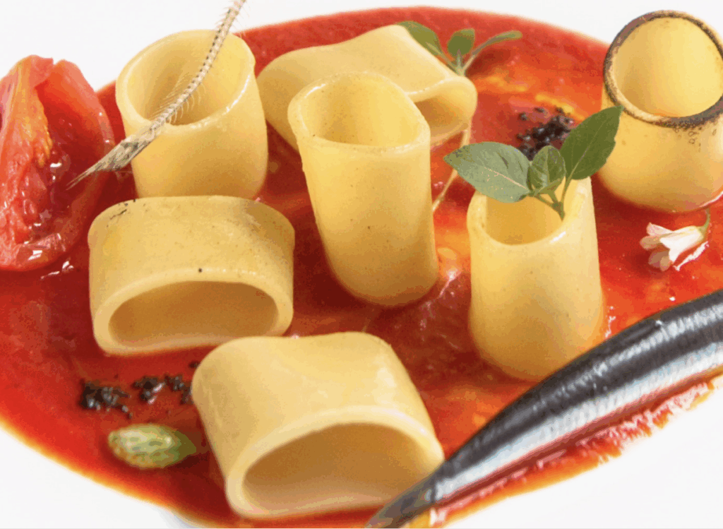 Mezzi pacchieri alla marinara