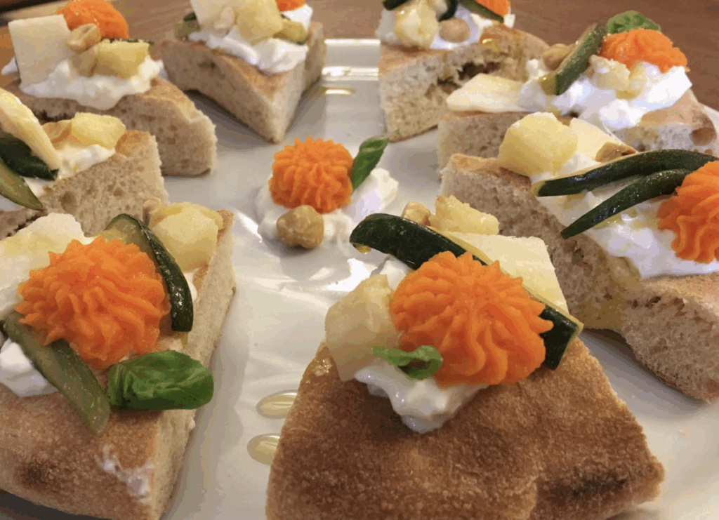 La pizza agli ortaggi