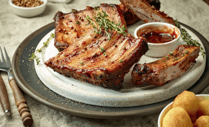 Costine di maiale al miele