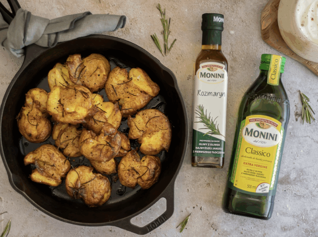 Pieczone rozmarynowe ziemniaki