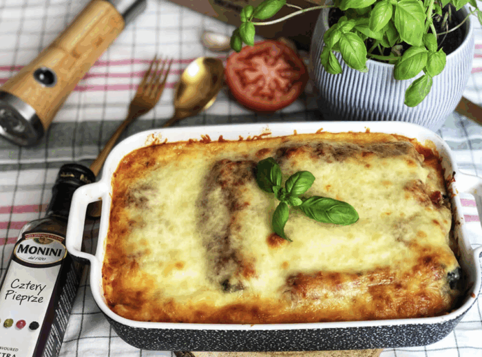 Cannelloni faszerowane kurczakiem i szpinakiem