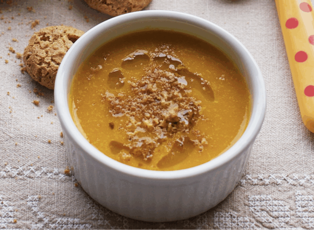 Crema di zucca con amaretti