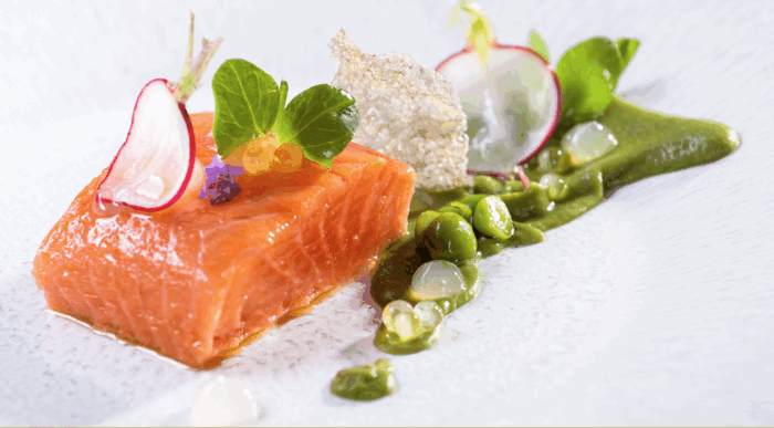 Salmerino alpino in aromi primaverili