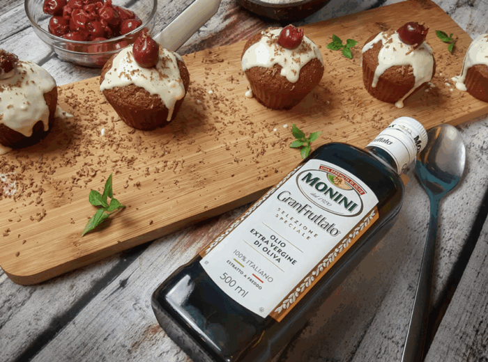 Czekoladowe muffinki z oliwą extra vergine GranFruttato