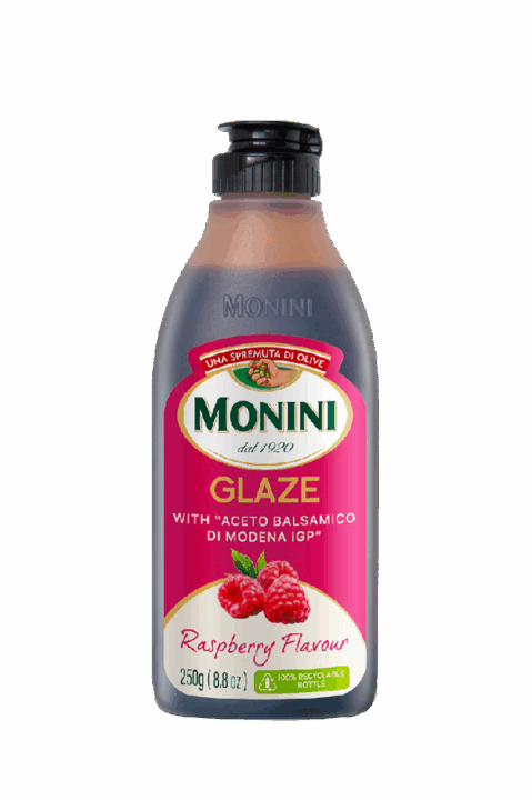 Glazed IGP Vinegar of Modena RASPBERRY flavor – Squeezable