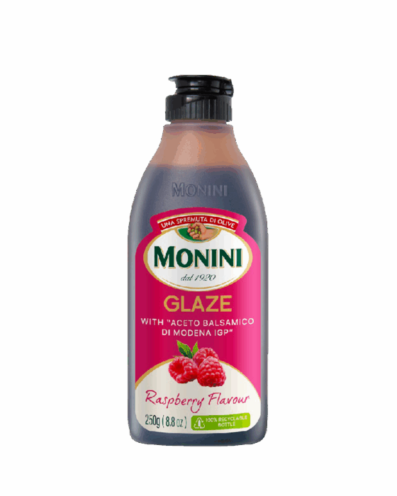 Glazed IGP Vinegar of Modena RASPBERRY flavor – Squeezable