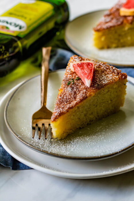 Grapefruit and Thyme Olive Oil Cake