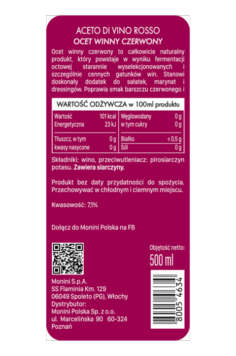 Ocet Winny Całkowicie