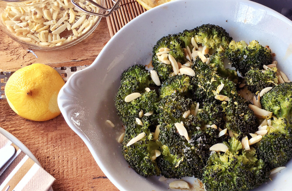 Rosette di broccolo al limone