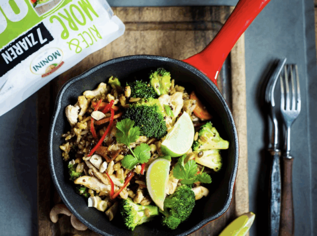 Stir fry z kurczakiem i rice and more 90sek. 7 ziaren