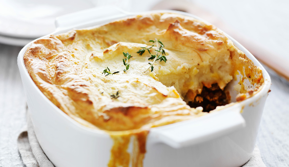 Kürbisgratin mit gemüse