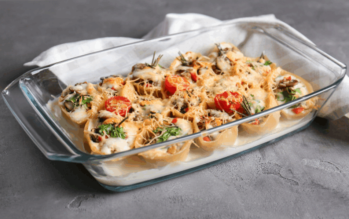Conchiglioni ripieni ai funghi