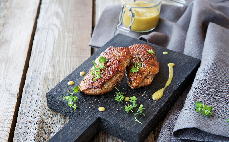 Apelsinrökt ankbröst