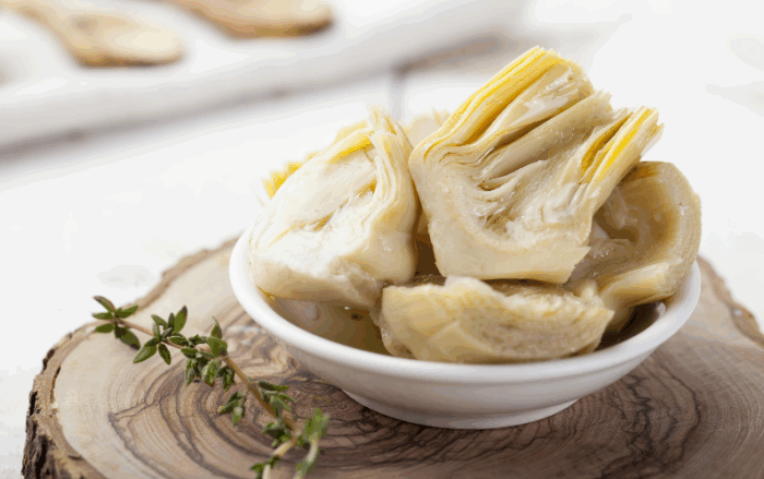 Cuore di carciofi ad insalata